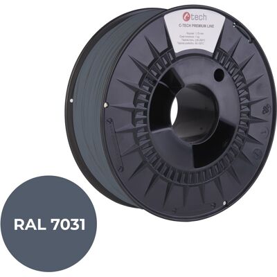 C-TECH filament PREMIUM LINE PLA šedomodrá RAL7031 C-TECH filament PREMIUM LINE PLA šedomodrá RAL7031