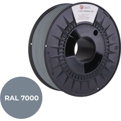 C-TECH filament PREMIUM LINE PLA veverčí šedá RAL7000 C-TECH filament PREMIUM LINE PLA veverčí šedá RAL7000