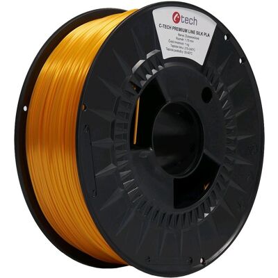 C-TECH filament PREMIUM LINE PLA Silk žlutooranžová RAL2000 C-TECH filament PREMIUM LINE PLA Silk žlutooranžová RAL2000