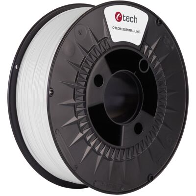 Filament C-TECH ESSENTIAL LINE, PLA, bílá, 1,75mm, 1kg Filament C-TECH ESSENTIAL LINE, PLA, bílá, 1,75mm, 1kg