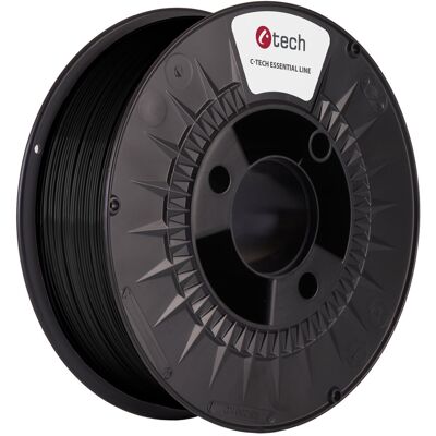 Filament C-TECH ESSENTIAL LINE, PLA, černá, 1,75mm, 1kg Filament C-TECH ESSENTIAL LINE, PLA, černá, 1,75mm, 1kg