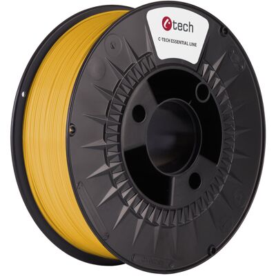 Filament C-TECH ESSENTIAL LINE, PLA, žlutá, 1,75mm, 1kg Filament C-TECH ESSENTIAL LINE, PLA, žlutá, 1,75mm, 1kg