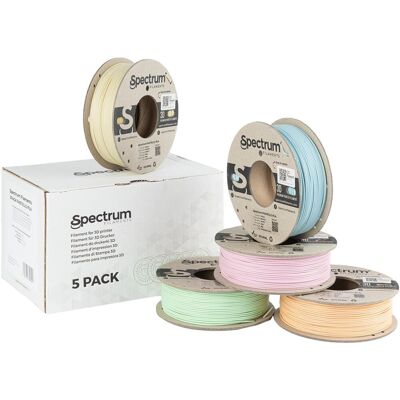Filament Spectrum PLA Pastello 1.75mm Orange 5x 0.25kg Filament Spectrum PLA Pastello 1.75mm Orange 5x 0.25kg
