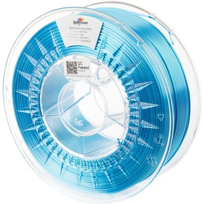 Filament Spectrum Silk PLA 1.75mm Candy Blue 1kg Filament Spectrum Silk PLA 1.75mm Candy Blue 1kg
