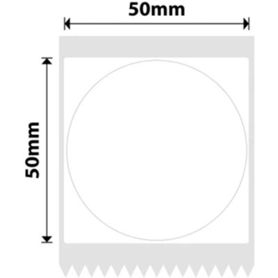 Niimbot štítky T 50x50mm 150 ks kulaté (3 role) Niimbot štítky T 50x50mm 150 ks kulaté (3 role)