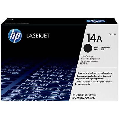 HP CF214A č. 14A černý originální HP CF214A č. 14A černý originální