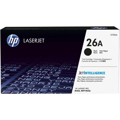 HP CF226A č. 26A černý originální HP CF226A č. 26A černý originální