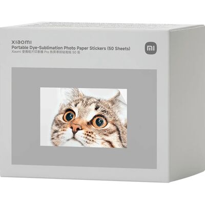 Xiaomi Portable Dye-Sublimation Photo Paper Stickers (50 Sheets) Xiaomi Portable Dye-Sublimation Photo Paper Stickers (50 Sheets)