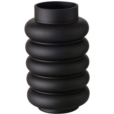 Boltze Home Ribbo Váza - Moderní Černé Skleněné Dekor 25cm Boltze Home Ribbo Váza - Moderní Černé Skleněné Dekor 25cm