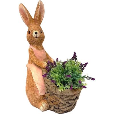 Prodex Zajíc v zástěře s nůší velký 46 × 26 cm, hnědý Prodex Zajíc v zástěře s nůší velký 46 × 26 cm, hnědý