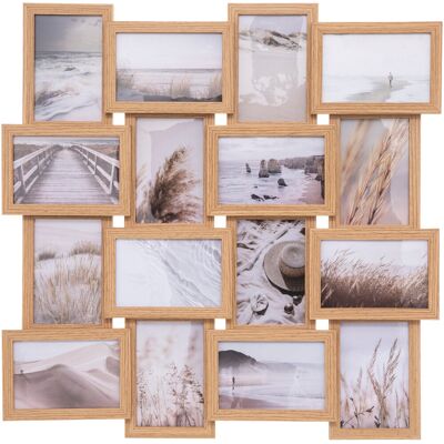 ATMOSPHERA Multirám na 16 fotografií Mia, 55,5 × 55,5 cm ATMOSPHERA Multirám na 16 fotografií Mia, 55,5 × 55,5 cm