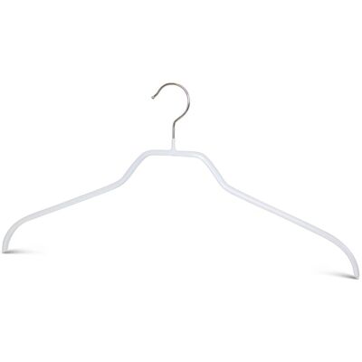 MAWA Kovové protiskluzové ergonomické ramínko Silhouette bílé, 10 ks MAWA Kovové protiskluzové ergonomické ramínko Silhouette bílé, 10 ks