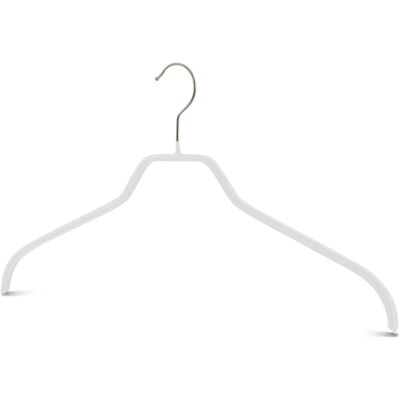MAWA Kovové ergonomické protiskluzové ramínko Silhouette bílé, 10 ks MAWA Kovové ergonomické protiskluzové ramínko Silhouette bílé, 10 ks