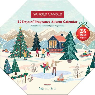 YANKEE CANDLE Adventní kalendář 2025 věnec 24× 9,8 g YANKEE CANDLE Adventní kalendář 2025 věnec 24× 9,8 g