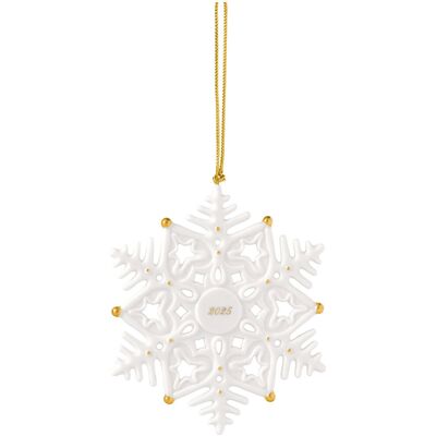 Villeroy & Boch Vánoční ozdoba z kolekce Christmas classics 2025 Vločka Villeroy & Boch Vánoční ozdoba z kolekce Christmas classics 2025 Vločka