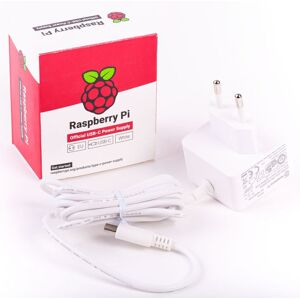 Raspberry Pi - 15.3W/3A bílý (RPi 4) Raspberry Pi - 15.3W/3A bílý (RPi 4)