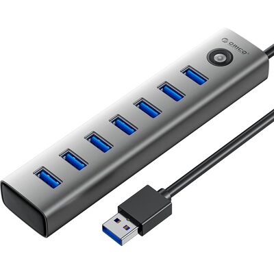 ORICO USB-A to 7-Port High Speed USB 3.0 Aluminium Hub ORICO USB-A to 7-Port High Speed USB 3.0 Aluminium Hub