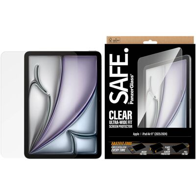 PanzerGlass SAFE Apple iPad Air 11 s bezprašným instalačním rámečkem PanzerGlass SAFE Apple iPad Air 11 s bezprašným instalačním rámečkem