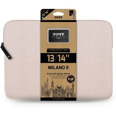 PORT DESIGNS Milano II ECO Sleeve 13/14'', světle růžové PORT DESIGNS Milano II ECO Sleeve 13/14'', světle růžové
