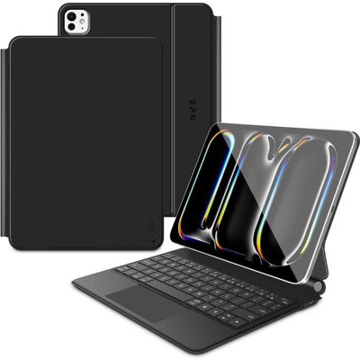 Tech-Protect Smartcase Keyboard pouzdro s klávesnicí na iPad Pro 11'' 5-6gen 2024-2025, černé Tech-Protect Smartcase Keyboard pouzdro s klávesnicí na iPad Pro 11'' 5-6gen 2024-2025, černé