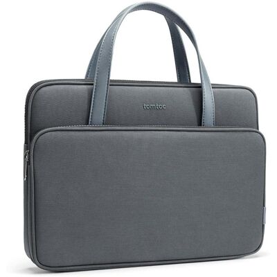 tomtoc Premium Briefcase – 14" MacBook Pro (2021), šedá tomtoc Premium Briefcase – 14" MacBook Pro (2021), šedá