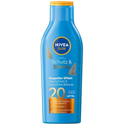 NIVEA SUN Protect & Bronze Opalovací mléko SPF 20 200 ml NIVEA SUN Protect & Bronze Opalovací mléko SPF 20 200 ml