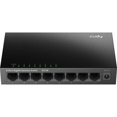 Gigabitový síťový switch Cudy GS108 - Černý Gigabitový síťový switch Cudy GS108 - Černý