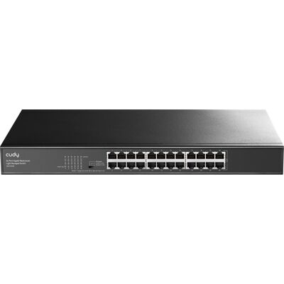 CUDY 24-Port Gigabit Rackmount Light Managed Switch CUDY 24-Port Gigabit Rackmount Light Managed Switch