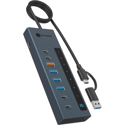 ICY BOX IB-HUB1743-CPD 9v1 s Power Delivery 100 W ICY BOX IB-HUB1743-CPD 9v1 s Power Delivery 100 W