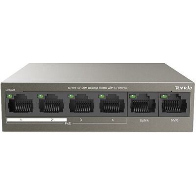 Tenda TEF1106P-4-63W - PoE AT switch Tenda TEF1106P-4-63W - PoE AT switch