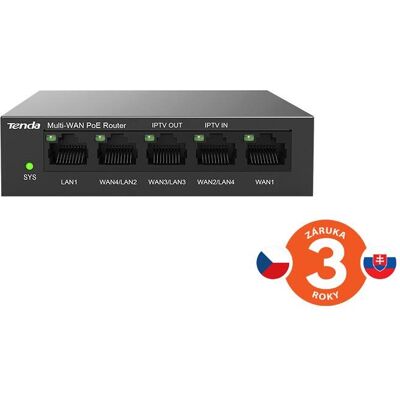 Tenda G0-5G-PoE - MultiWAN Gigabit Router Tenda G0-5G-PoE - MultiWAN Gigabit Router
