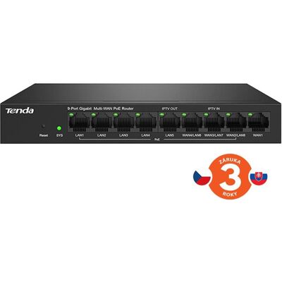Tenda G0-8G-PoE Gigabit PoE router with PoE switch Tenda G0-8G-PoE Gigabit PoE router with PoE switch