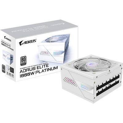 GIGABYTE AORUS ELITE P1000W 80+ Platinum Modular PCIe 5.1 ICE GIGABYTE AORUS ELITE P1000W 80+ Platinum Modular PCIe 5.1 ICE