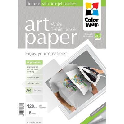 ColorWay Art Paper nažehlovací 5 ks ColorWay Art Paper nažehlovací 5 ks