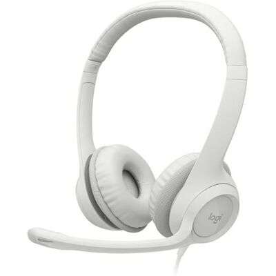 Logitech USB Headset H390 bílý Logitech USB Headset H390 bílý