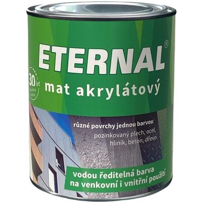 AUSTIS Eternal MAT Akrylátový 0,54 l, 04 antracit (RAL 7016) AUSTIS Eternal MAT Akrylátový 0,54 l, 04 antracit (RAL 7016)