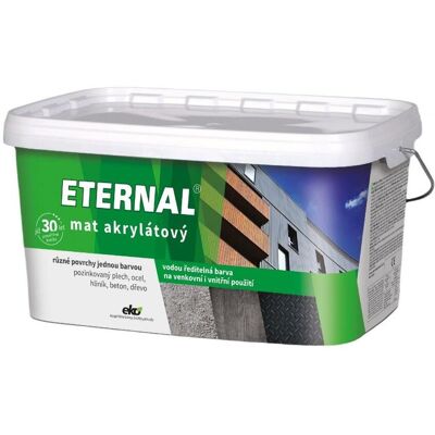 AUSTIS Eternal MAT akrylátový 3,9 l, 04 antracit (RAL 7016) AUSTIS Eternal MAT akrylátový 3,9 l, 04 antracit (RAL 7016)