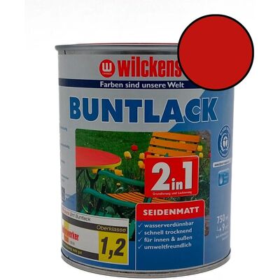 Wilckens Vodouředitelná univerzální akrylátová matná barva 2 v 1 červená, WI.12430000050 Wilckens Vodouředitelná univerzální akrylátová matná barva 2 v 1 červená, WI.12430000050