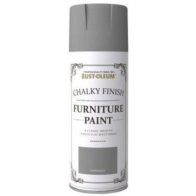 Rust-Oleum Barva na nábytek ve spreji, křídový mat šedá, RO.14111.HU.0.4 Rust-Oleum Barva na nábytek ve spreji, křídový mat šedá, RO.14111.HU.0.4