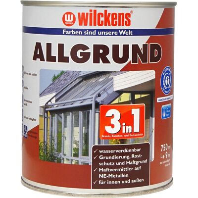 Wilckens Univerzální vodouředitelná barva 3v1 šedá Allgrund 750 ml, WI.11372000050 Wilckens Univerzální vodouředitelná barva 3v1 šedá Allgrund 750 ml, WI.11372000050