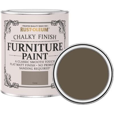 Rust-Oleum Křídová matná barva na nábytek Chalky Finish Furniture Paint hnědá, RO.14005.HU.0.75 Rust-Oleum Křídová matná barva na nábytek Chalky Finish Furniture Paint hnědá, RO.14005.HU.0.75