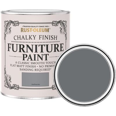 Rust-Oleum Křídová matná barva na nábytek Chalky Finish Furniture Paint šedá, RO.14011.HU.0.75 Rust-Oleum Křídová matná barva na nábytek Chalky Finish Furniture Paint šedá, RO.14011.HU.0.75