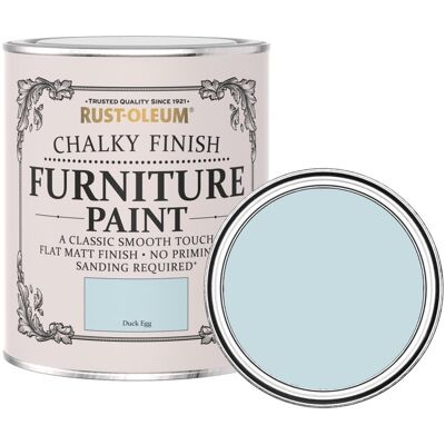 Rust-Oleum Křídová matná barva na nábytek Chalky Finish Furniture Paint, modrá, RO.14006.HU.0.75 Rust-Oleum Křídová matná barva na nábytek Chalky Finish Furniture Paint, modrá, RO.14006.HU.0.75