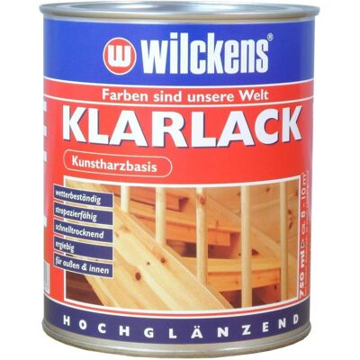 Wilckens Bezbarvý lak na dřevo ve vysokém lesku Klarlack hochglaenzend 750 ml, WI.10000000050 Wilckens Bezbarvý lak na dřevo ve vysokém lesku Klarlack hochglaenzend 750 ml, WI.10000000050