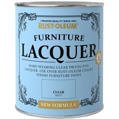 RUST-OLEUM Lak na dřevo transparentní na nábytek Furniture Lacquer Clear RO.14303.HU.0.75 RUST-OLEUM Lak na dřevo transparentní na nábytek Furniture Lacquer Clear RO.14303.HU.0.75