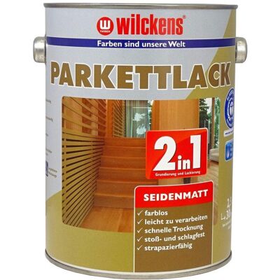 WILCKENS Lak na dřevo, parkety a schody bezbarvý 2 v 1 polomat WI.12400100050 WILCKENS Lak na dřevo, parkety a schody bezbarvý 2 v 1 polomat WI.12400100050