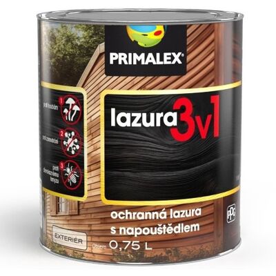 PPG Primalex lazura tenkovrstvá 3v1 dub letní, 0,75 l PPG Primalex lazura tenkovrstvá 3v1 dub letní, 0,75 l