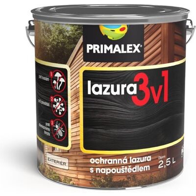 PPG Primalex lazura tenkovrstvá 3v1 dub letní, 2,5 l PPG Primalex lazura tenkovrstvá 3v1 dub letní, 2,5 l