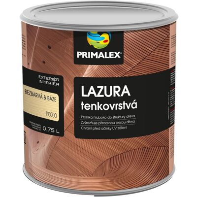 PPG Primalex lazura tenkovrstvá mahagon, 0,75 l PPG Primalex lazura tenkovrstvá mahagon, 0,75 l