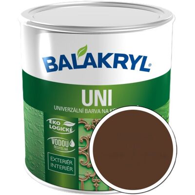 PPG Balakryl Uni Satin 8011, 0,7 kg, oříšková hnědá PPG Balakryl Uni Satin 8011, 0,7 kg, oříšková hnědá